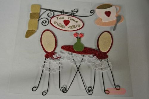 Bild von Bastelset, Tea Time 5-teilig - klebend, bunt