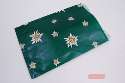 Bild von Flachbeutel, 130x 190mm Edelweiss, grün