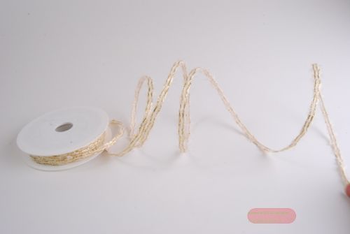 Bild von Band, 15m/ 10mm Wellen, gold