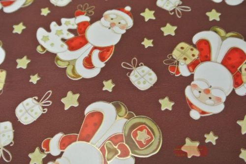 Bild von Bogen 70x 100cm, Niko, braun/rot