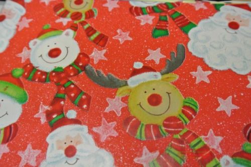 Bild von Bogen 70x 100cm, Niko mit Schal, rot