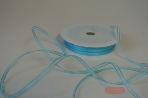 Bild von Band 50m/ 03mm, Organza, helltürkis