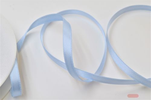Bild von Band 25m/ 07mm, Double face Satin, lichtblau