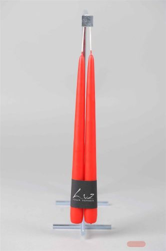 Bild von Tauchkerze, 30cm x 22mm - 1 Paar, rot