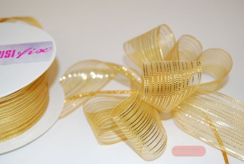 Bild von Susifix 25m/ 35mm, Streifen, gold