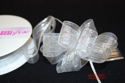 Bild von Susifix 25m/ 25mm, Streifen, silber