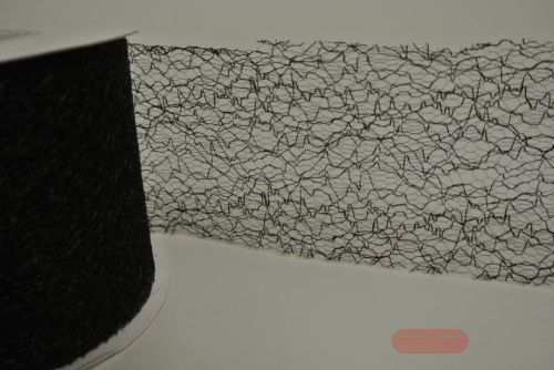 Bild von Deco, 25m/  80mm Spiderweb, schwarz