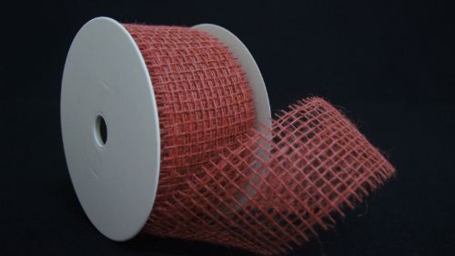 Bild von Band, 10m/   50mm Jute, erdbeer