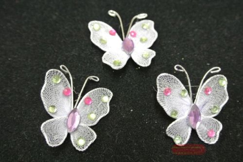 Bild von Deco, Schmetterling 25mm - klebend, flieder