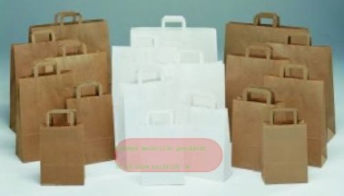 Bild von Tasche, B22+10x H29cm ZH, braun gerippt