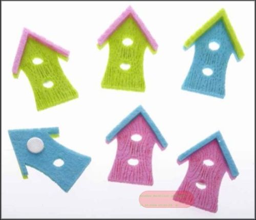 Bild von Aufleger, Vogelhaus 45mm mit Klebepunkt, ass.