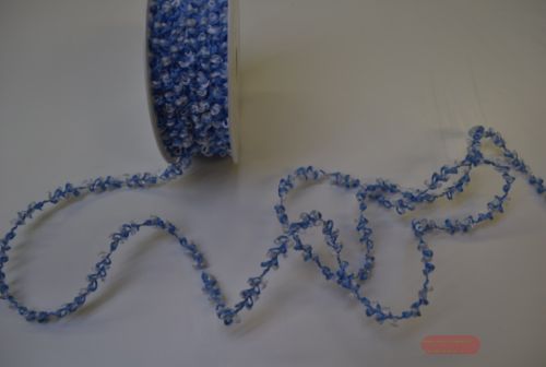 Bild von Band  20m/ 10mm, Fantasie, h'blau/weiss