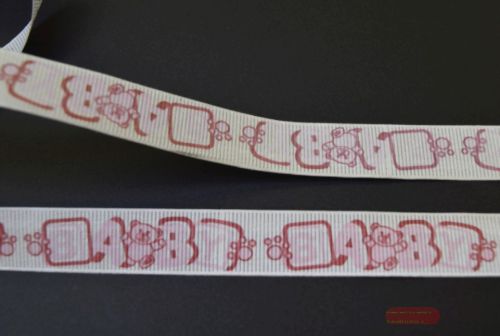 Bild von Band 15mm, Baby, rosa