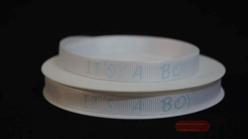 Bild von Band 20m/ 10mm, it's a Boy, weiss/blau