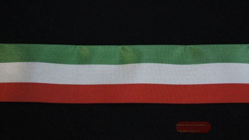 Bild von Band 50m/ 40mm, National, grün/weiss/rot