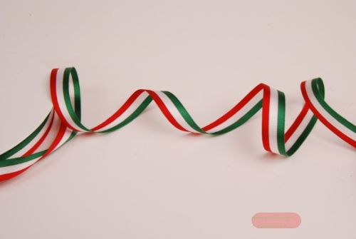 Bild von Band 50m/ 15mm, National, grün/weiss/rot