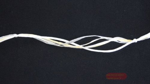 Bild von Girlande 10m/ 10mm, Seidenkordel & Bast, gold