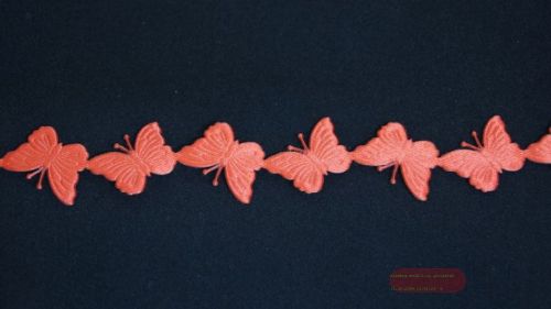 Bild von Band 10y/ 30mm, Butterfly gestanzt, rot