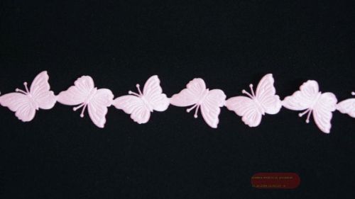 Bild von Band 10y/ 30mm, Butterfly gestanzt, rosa
