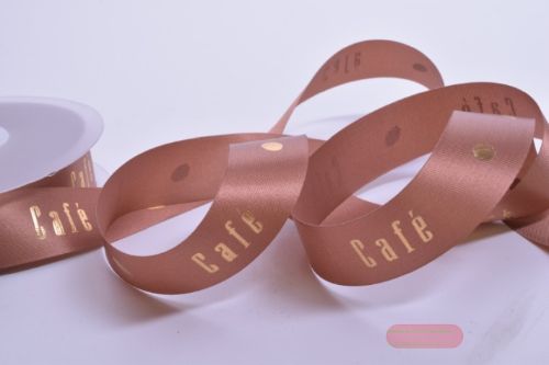 Bild von Band 50m/ 24mm, Café, h'braun