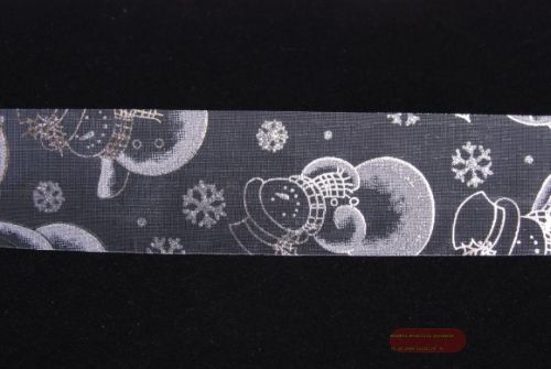 Bild von Band 10y/ 40mm, Schneemann, h'blau