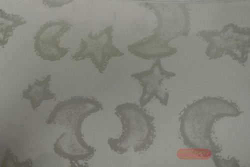 Bild von Folie 250m x 70cm, Mond & Sterne, silber