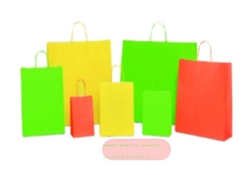 Bild von Tragtasche, 18+08 x 24cm - LU, orange%