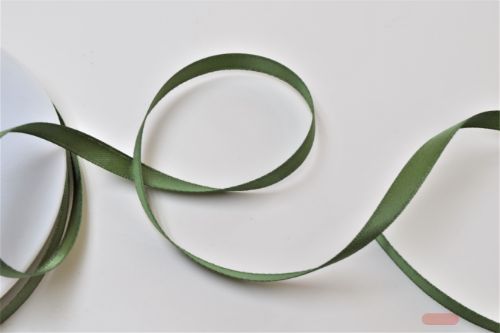 Bild von Band 50m/ 03mm, Double face Satin, olive