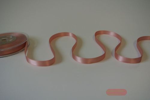 Bild von Band 25m/ 10mm, Double face Satin, lachs
