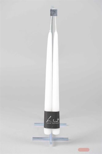 Bild von Tauchkerze, 30cm x 22mm - 1 Paar, weiss