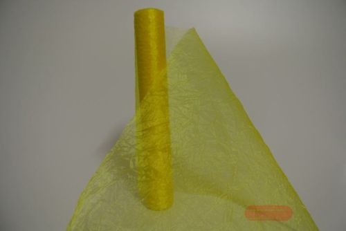 Bild von Band 5m/ 280mm, Crash-Organza, gelb