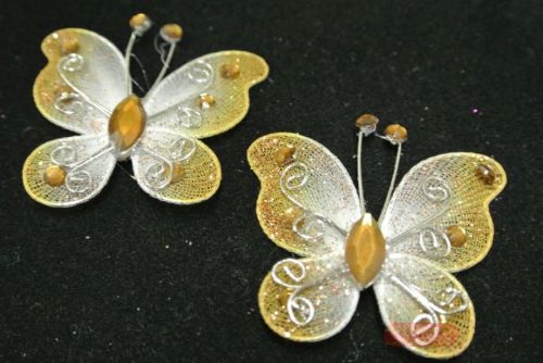 Bild von Deco, Schmetterling 50mm, natur