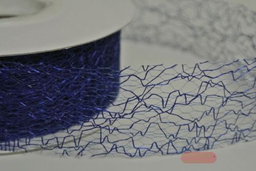 Bild von Deco, 25m/  30mm Spiderweb, d'blau