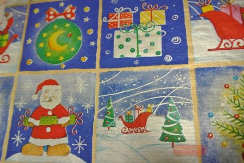 Bild von Bogen 70x 100cm, Niko's im Quadrat, blau