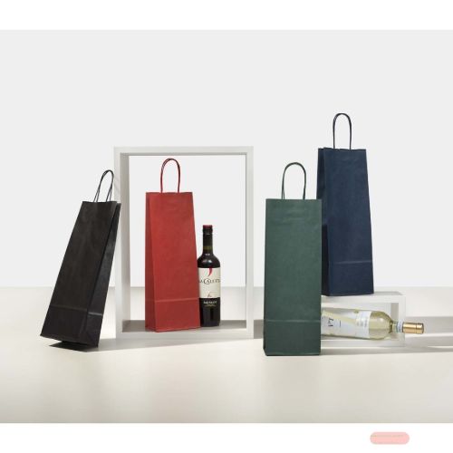 Bild von Porta Bottiglie, 14+8.5x 39cm, rot