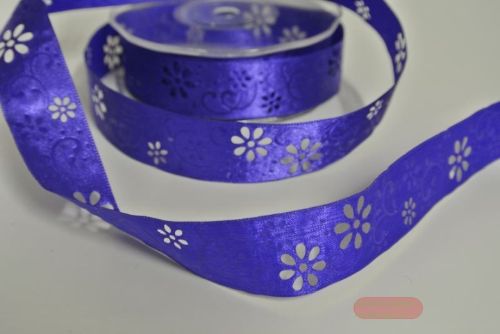 Bild von Band 20m/ 25mm, Open Flower, violett