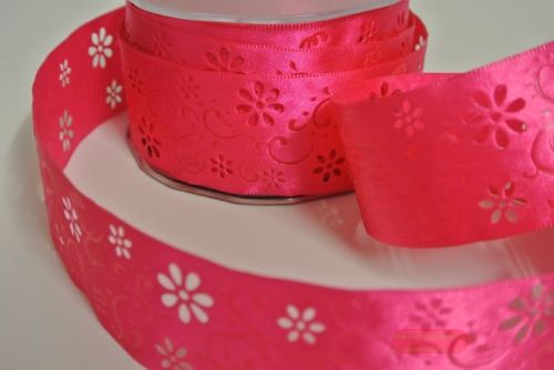 Bild von Band 20m/ 40mm, Open Flower, fuchsia