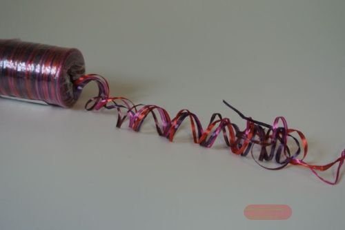 Bild von Band 4x 50m/ 1mm, Bastfiber, bordeaux/rot