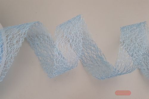 Bild von Band  25m/ 40mm, Gitternetz, h'blau