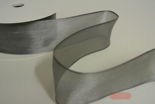 Bild von Band 25m/ 25mm, Sheer, d'grau