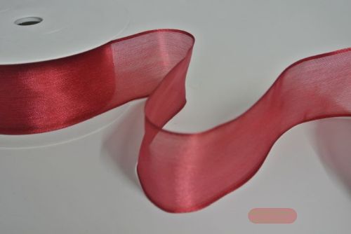 Bild von Band 25m/ 40mm, Sheer, bordeaux