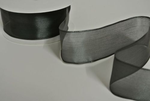 Bild von Band 25m/ 40mm, Sheer, schwarz