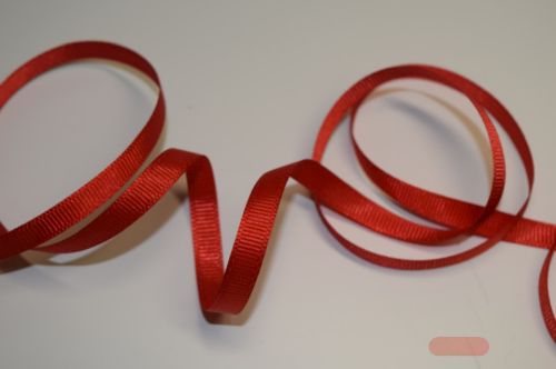 Bild von Band 20m/  6mm, Rips, rot