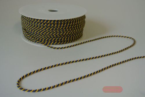 Bild von Band 100m/  2mm, Kordel, blau/gelb