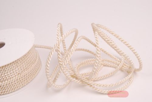 Bild von Band   25m/  4mm, Kordel, elfenbein