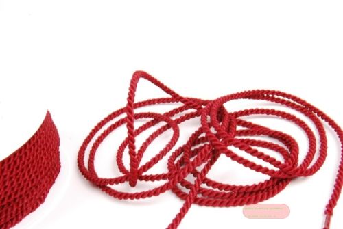 Bild von Band   25m/  4mm, Kordel, rubin