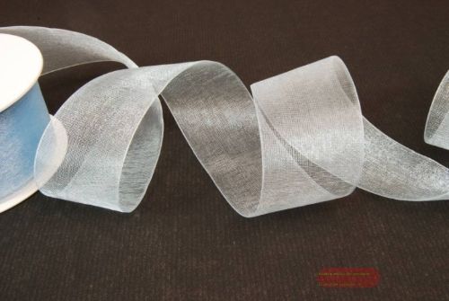 Bild von Band 25m/38mm, Organza, h'blau