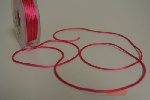 Bild von Band 25m/ 2mm, Seiden-Cord, fuchsia