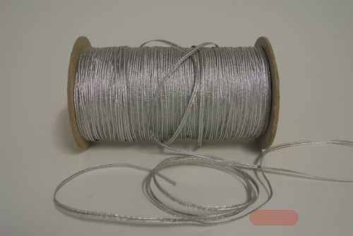Bild von Kordel 300m/ 3mm, elastic Cord, silber