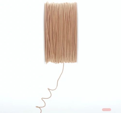 Bild von Tiny Cording 100m/ 1mm, matt, lachs